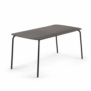 Стол черный, полицемент 160x80 Tramp от La Forma LA FORMA  289003 Черный