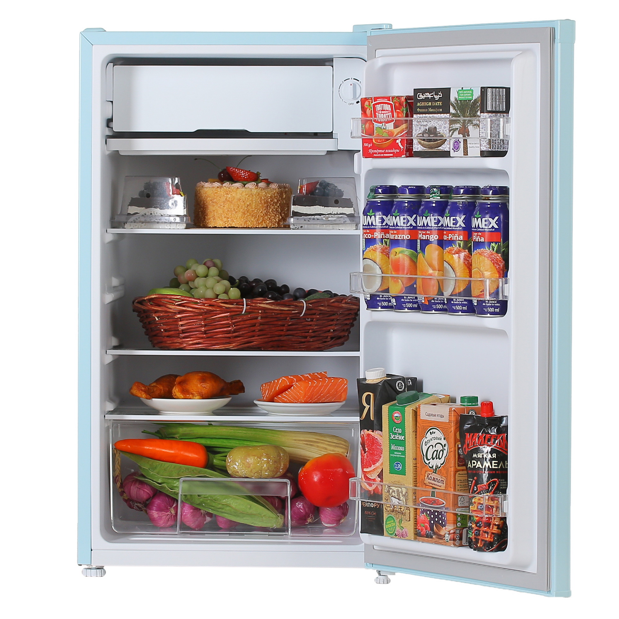 4890645 Холодильник компактный   Aceline S201AMG голубой STDN-0113552 - Вид №5