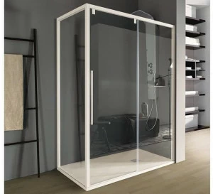 Samo Душевая кабина с двумя раздвижными стеклянными дверцами Eccelsa