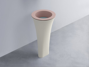 AMLA45-CP+AMPILT-PL+AMCOLT-TL Раковина Amedeo Tondo отдельностоящая cielo Enjoy + Amedeo