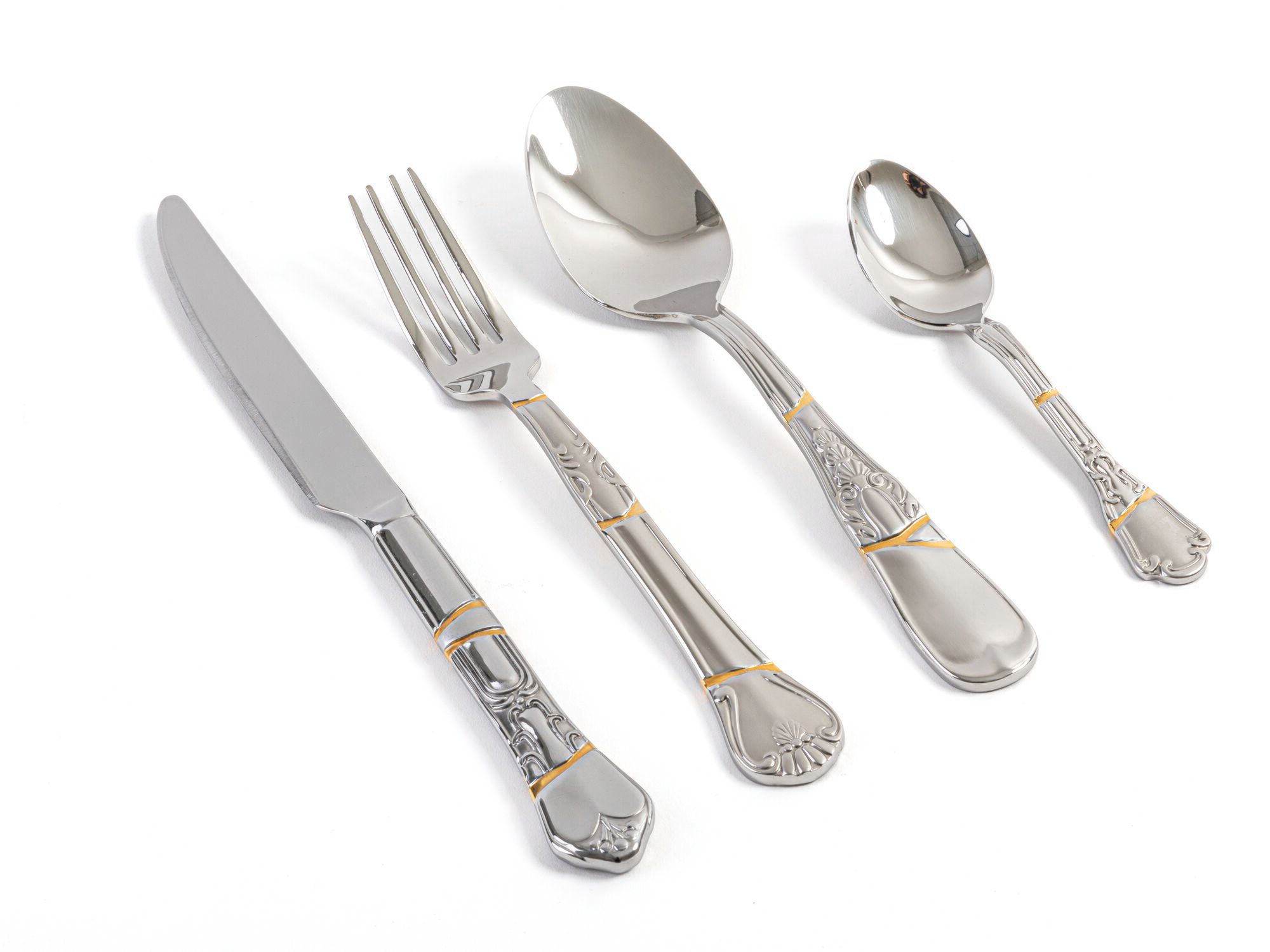 Набор столовых приборов из нержавеющей стали Seletti Kintsugi ARCH-00040453