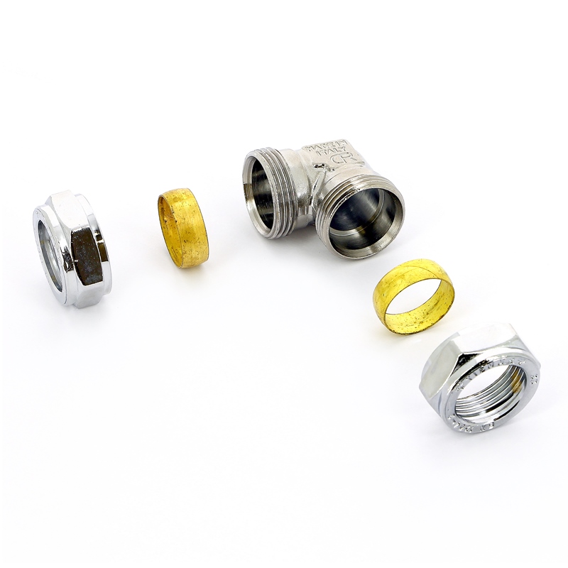 Угол обжим хромированный TIEMME 10 1130037 - Вид №4