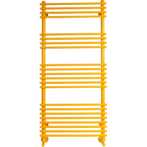 Полотенцесушитель водяной Антарес П22 119x50 см, нержавеющая сталь, 1" цвет желтый