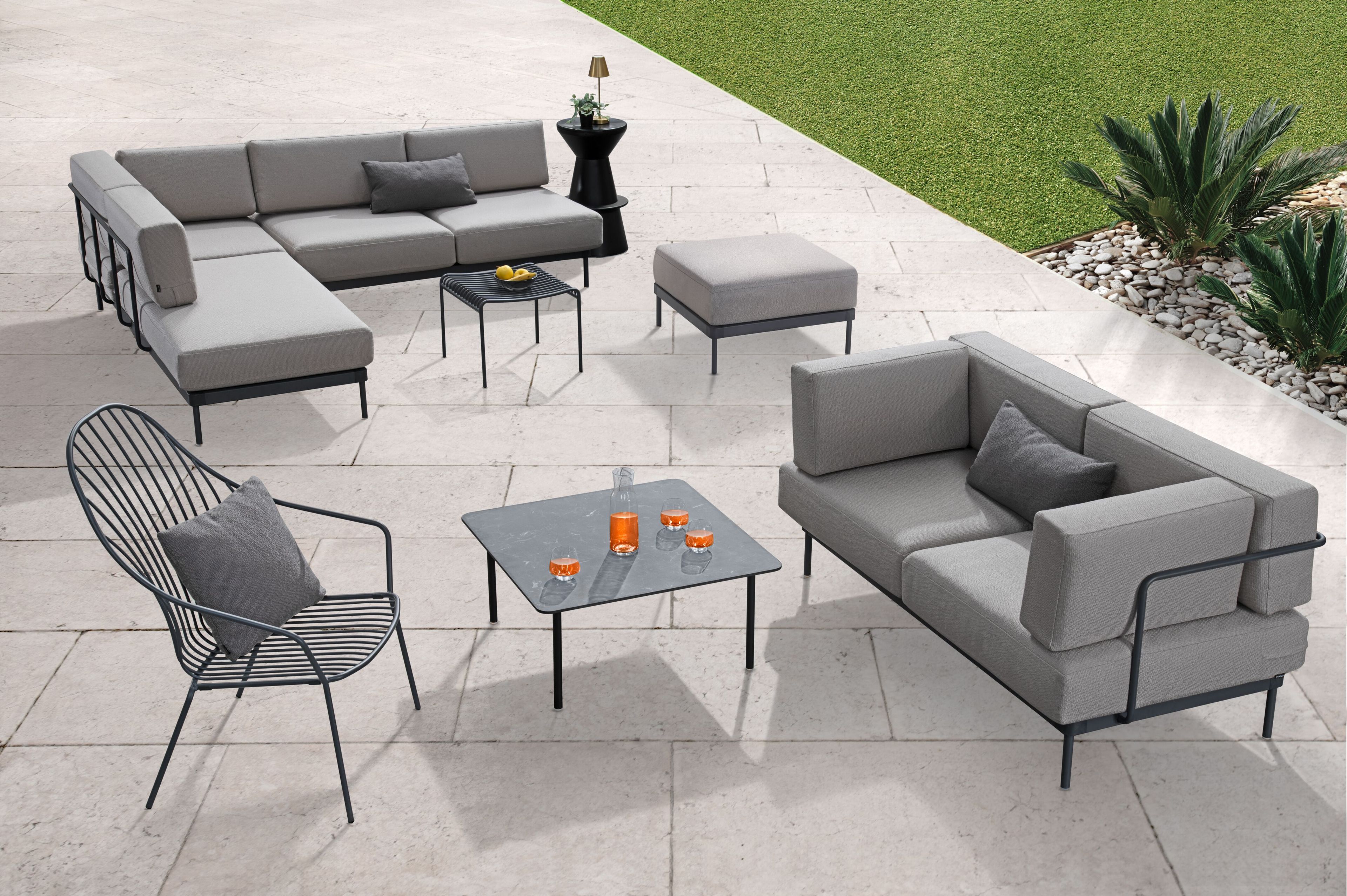 Секционный диван из ткани GABER SOLAYA MODULE 3 ARCH-00015431 - Вид №2