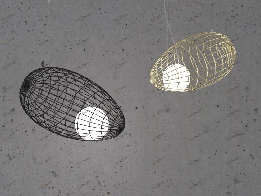 NEXO LUCE Светодиодный подвесной светильник из стали Oxen pendant lamp 7007a1 / 7007a2