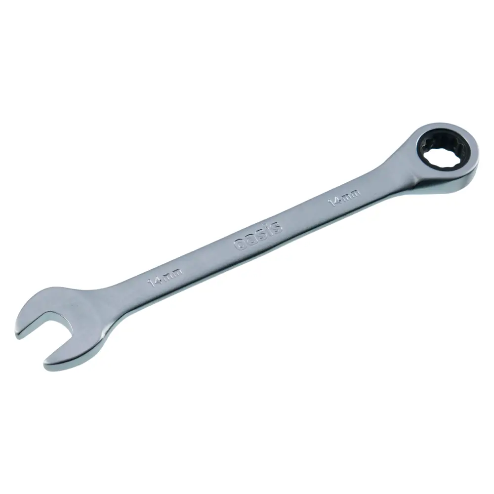 Комбинированный ключ-трещотка Oasis 14 мм для сложных монтажных работ 89428217 STLM-1564595