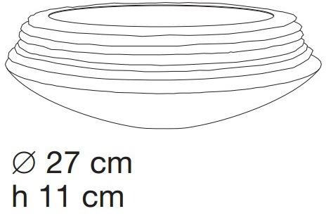 Fos Ceramiche Фарфоровая чаша Novalis C3-06 - Вид №2