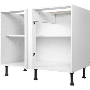 Каркас напольный угловой 100x70x56 см, ЛДСП, цвет белый 18793301 STLM-2010288