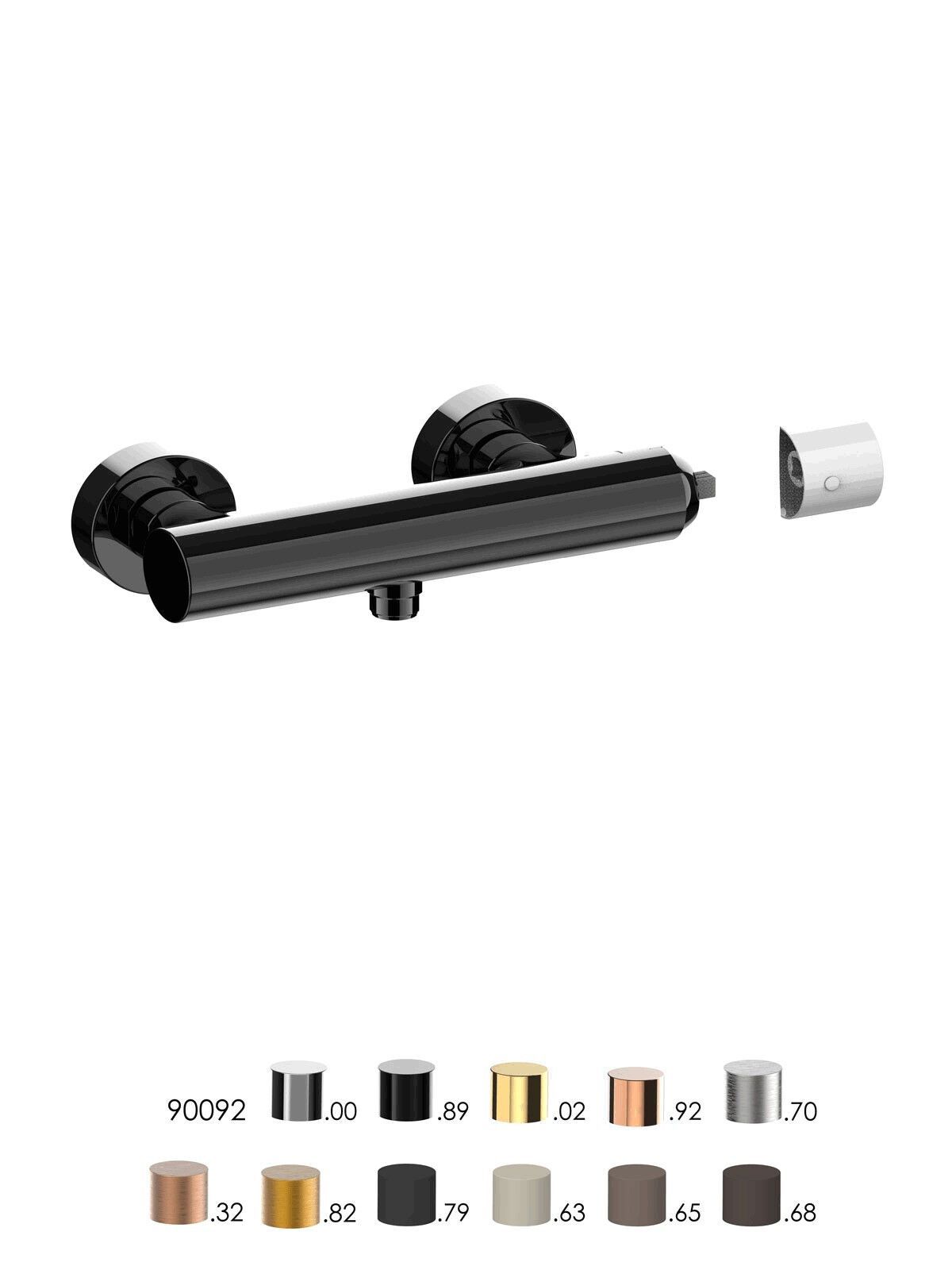 Внешний смеситель для душа с 2 отверстиями Rubinetterie Frattini Narciso S ARCH-00077568 - Вид №3