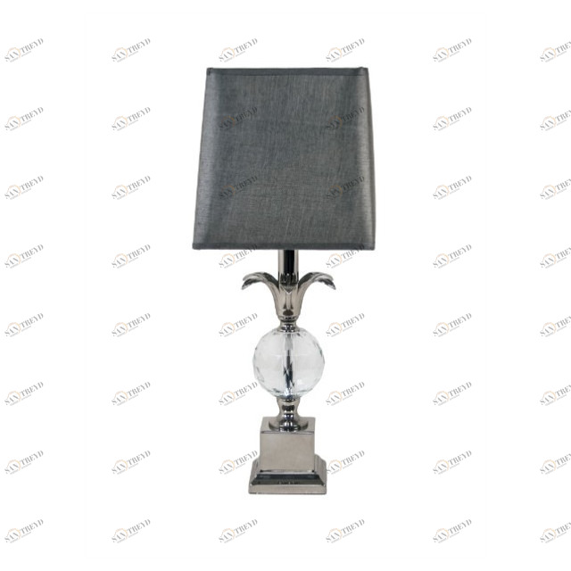 Настольная лампа Pineapple 5161 PUSHA ИНТЕРЬЕРНЫЕ 061818 Прозрачный;серый;хром 