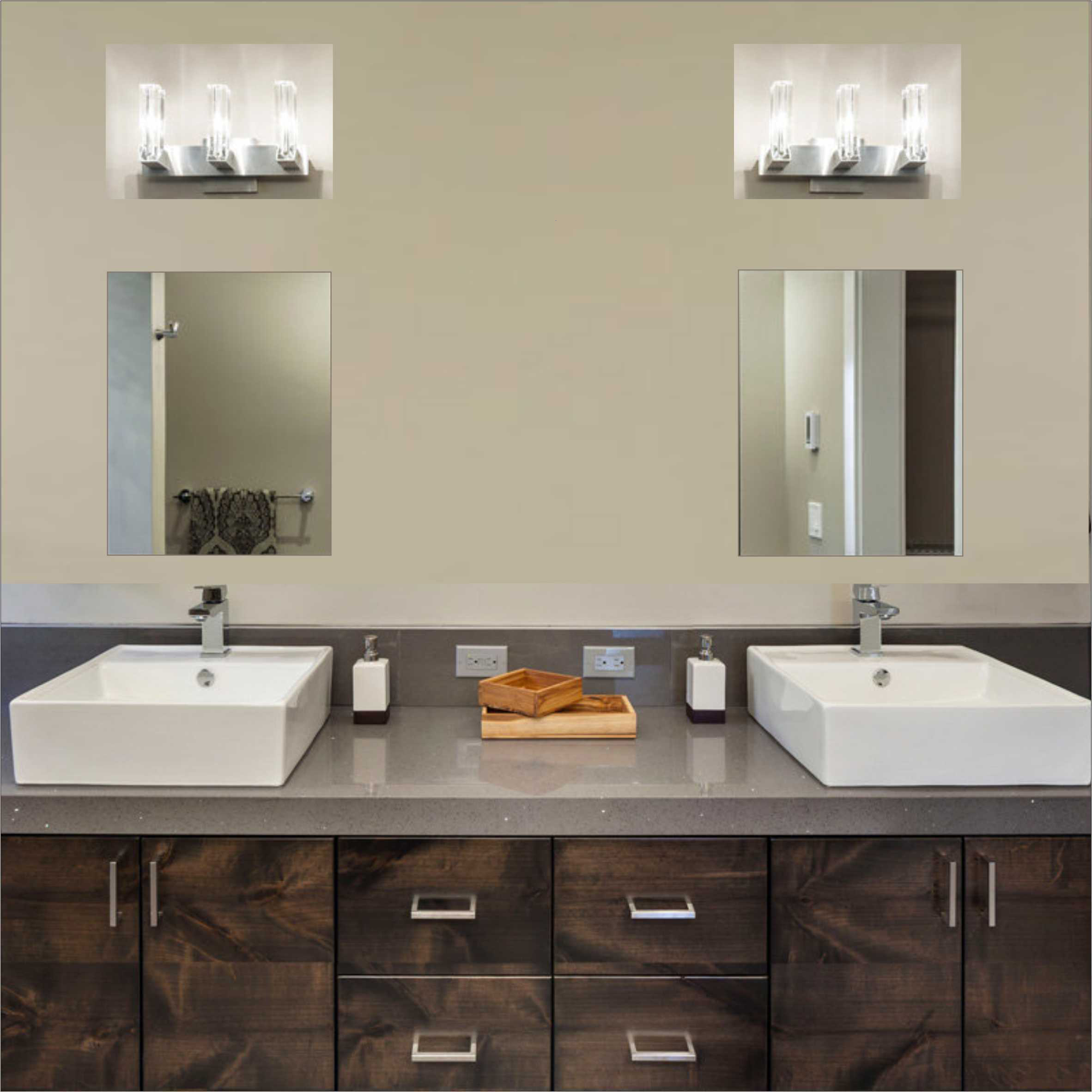 82360918 Полотно зеркальное 35x50 см 1 шт. Зеркальное полотно STLM-0025415 SENSEA