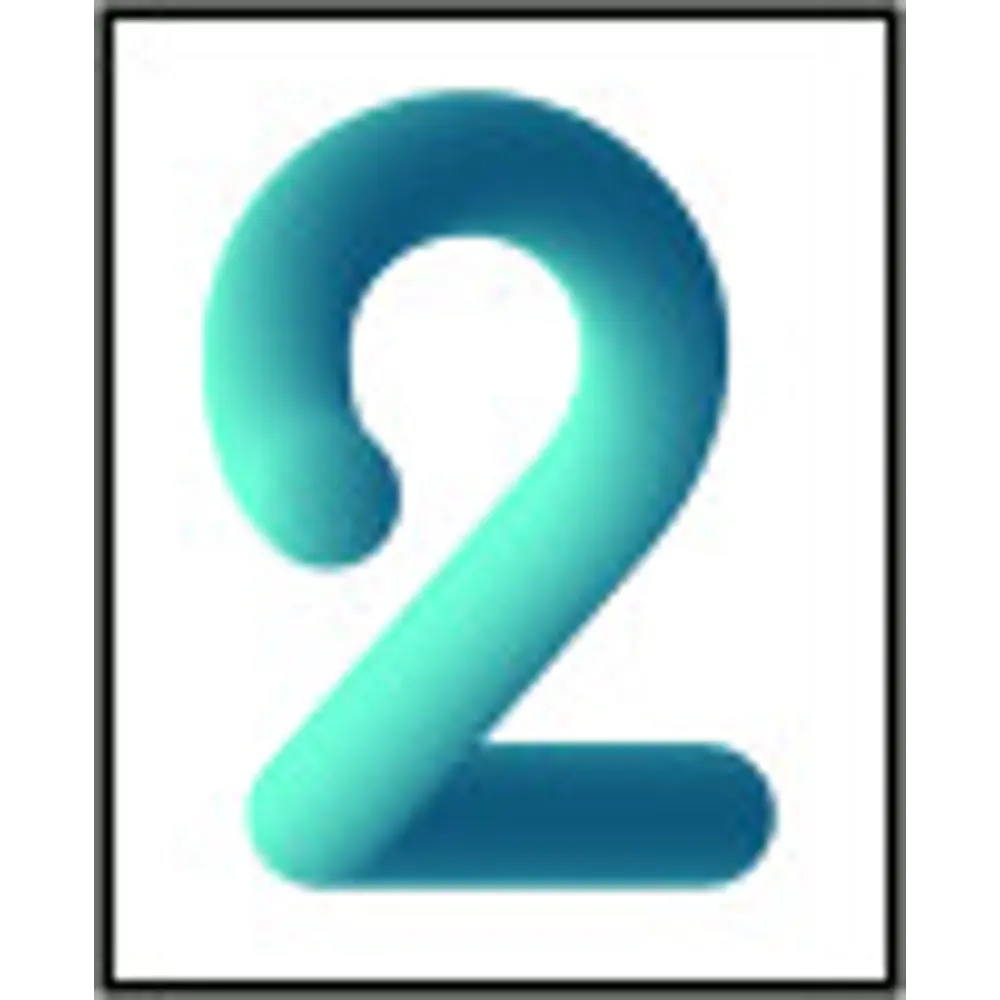 Цифра «2» самоклеящаяся 50x40 мм пенополиэтилен цвет глянцевый белый DUCKANDDOG STLM-2182944