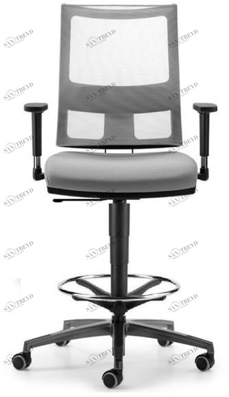 TALIN Сетчатое офисное кресло с 5 спицами и колесами для дизайнера Allynet sun-id-1484106