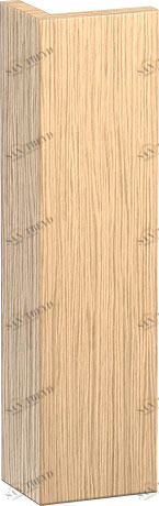 XL549901212 X-Large Доборная планка для шкафчика X-Large Дуб брашированный, натуральный шпон Duravit