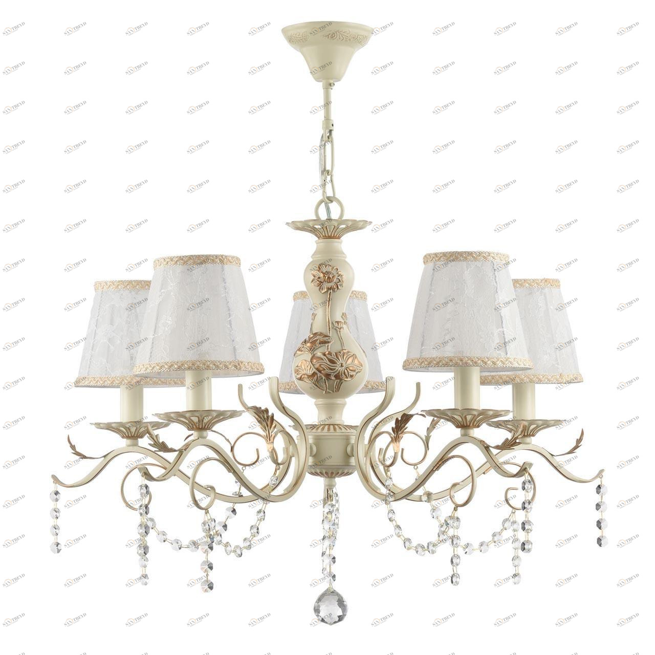 Подвесная люстра Freya Serra FR3612-PL-05-BG FREYA SERRA 186636 Белый 