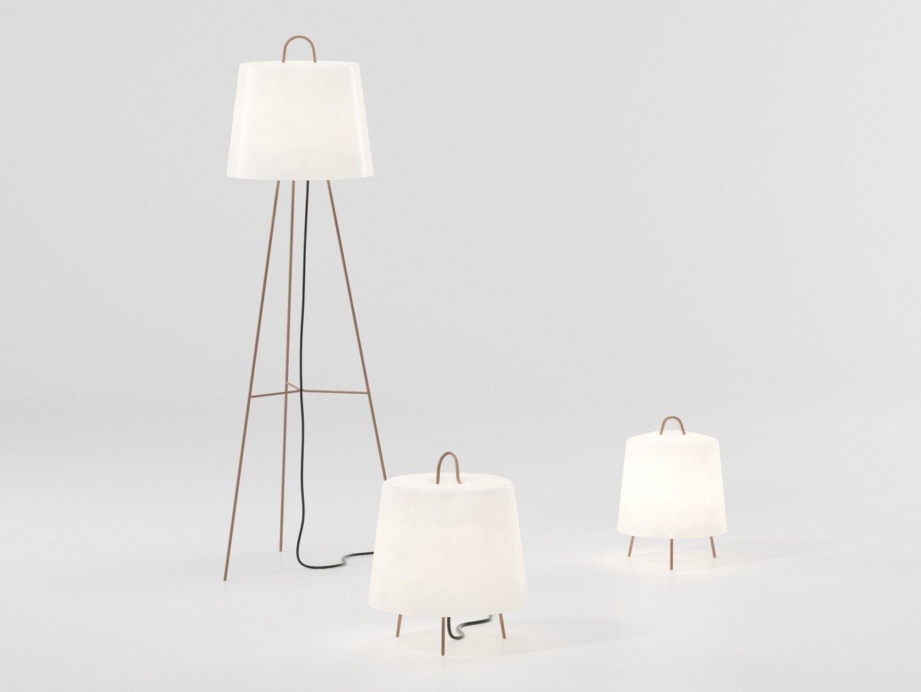 Напольная лампа из травленного стекла Kettal MIA ARCH-00104904