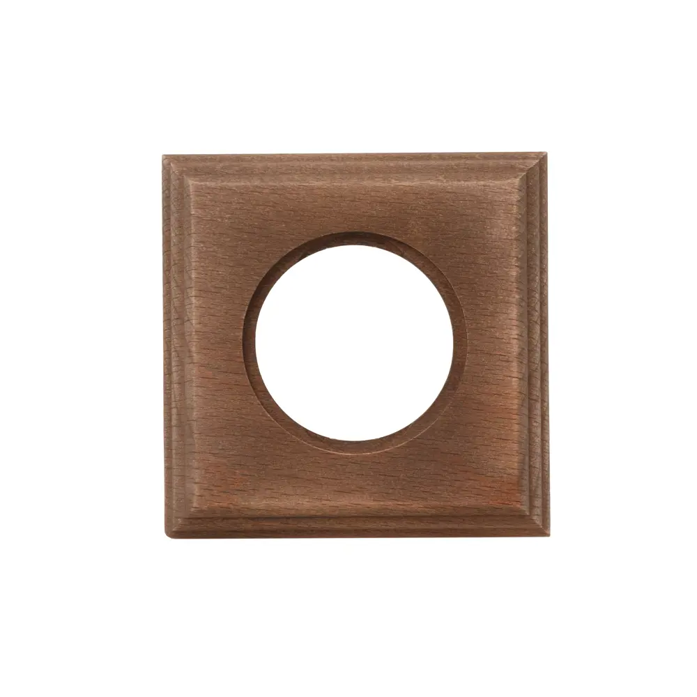 Рамка для розеток и выключателей Electraline BF4 1 пост цвет коричневый BF-17 STLM-2113001