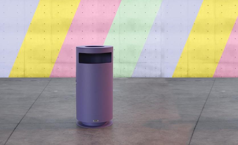 City Design Урна для мусора стальная с крышкой с пепельницей sun-id-1396600 - Вид №1