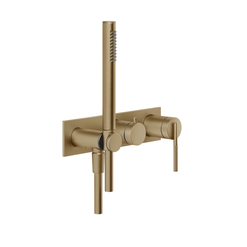 Смеситель для душа 63543 726 Gessi Ingranaggio ТЕПЛАЯ БРОНЗА BR. PVD 63543726