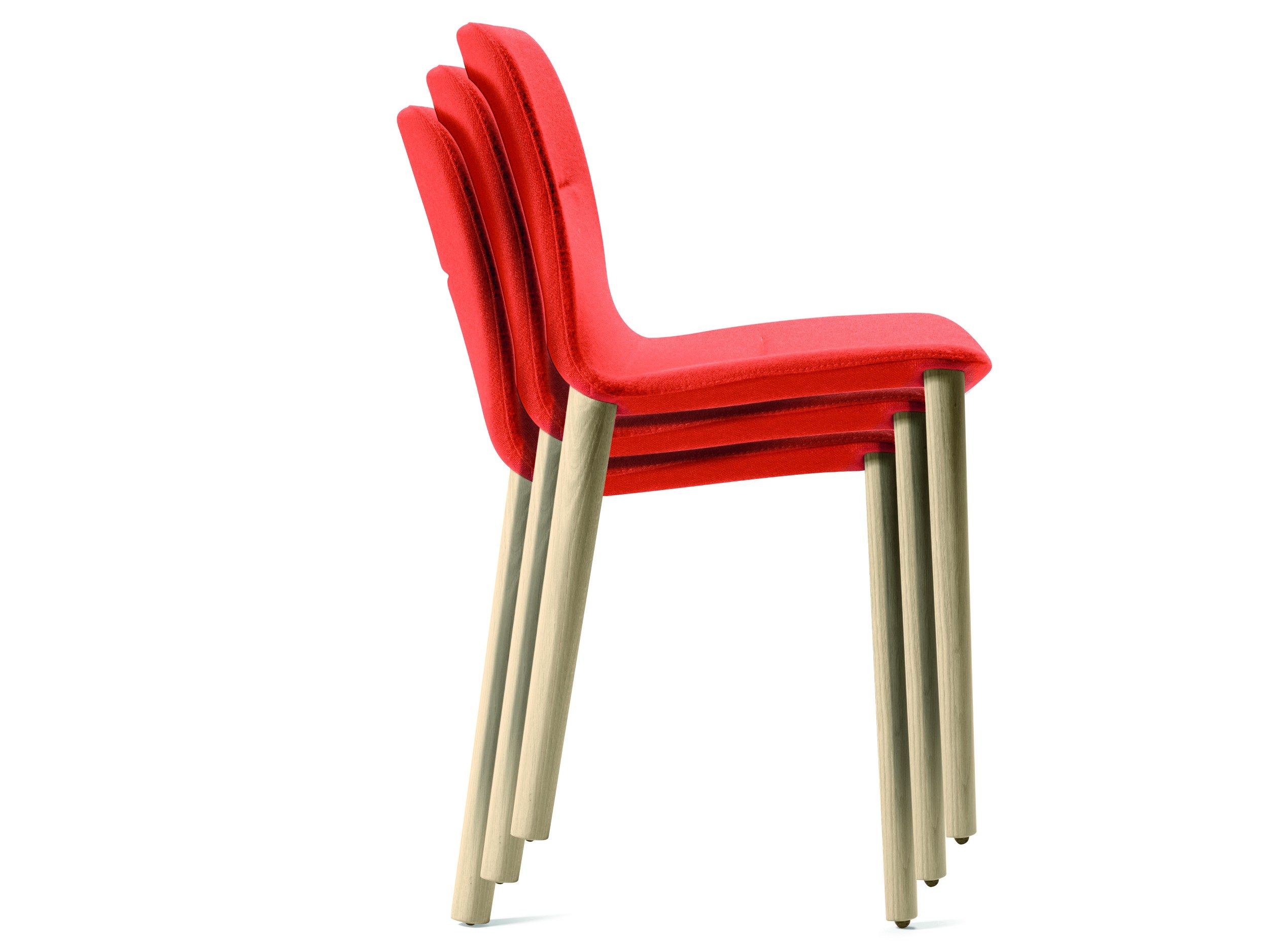 Съемный штабелируемый стул из ткани ALKI Jantzi ARCH-00082735 - Вид №2