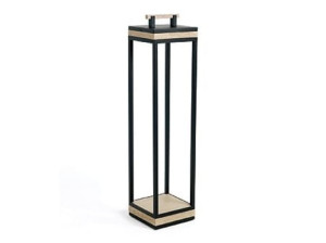 Напольная лампа из тикового дерева