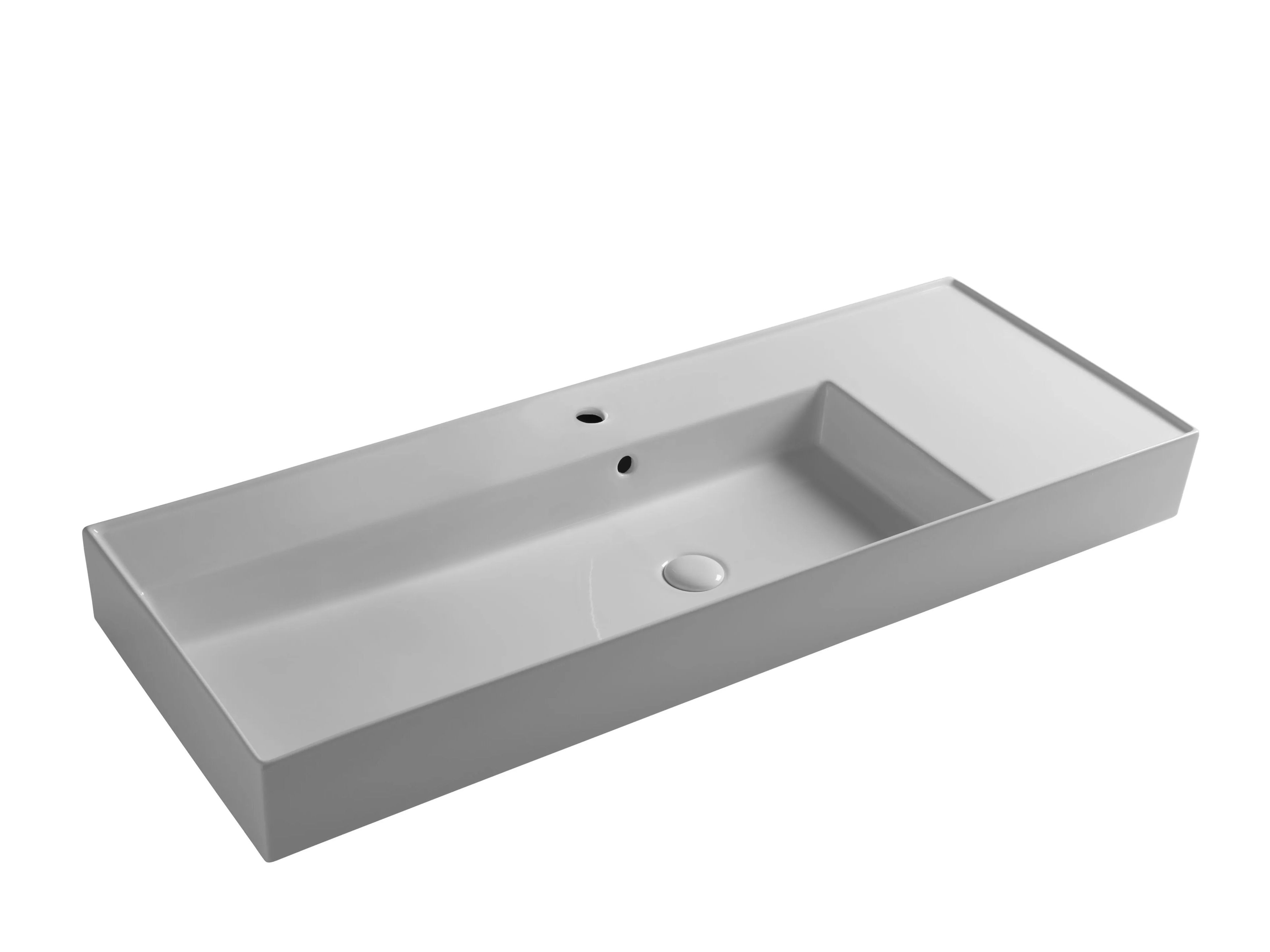 Керамическая одиночная прямоугольная раковина Olympia Ceramica DROP ARCH-00136620 - Вид №27