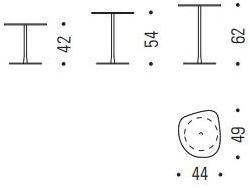 Desalto Журнальный столик из стали и хрусталя sun-id-1477355 - Вид №4