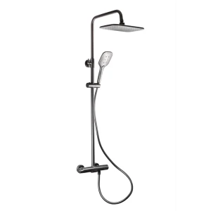 91680691 Душевая стойка Maxonor pure life Superior PL2487-9 3 режимная цвет графит STLM-1340254
