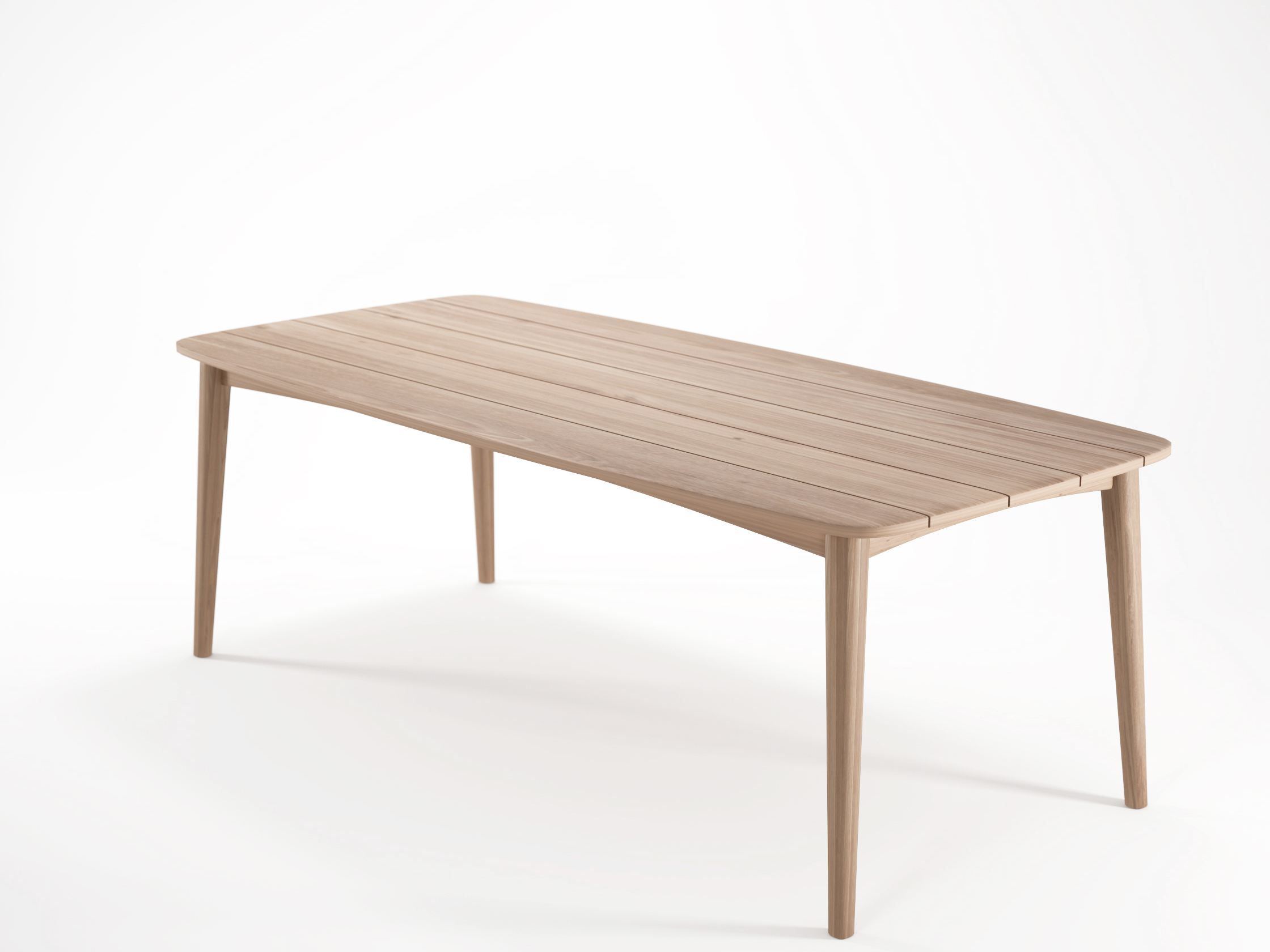 Прямоугольный обеденный стол из тикового дерева KARPENTER Grasshopper Outdoor ARCH-00120561