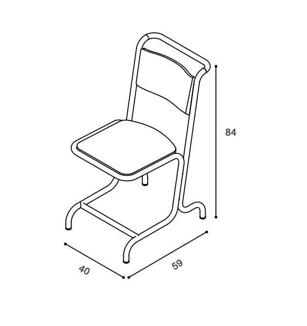 Стул из стали и дерева Atelier Haußmann LASZLO ARCH-00066775 - Вид №9