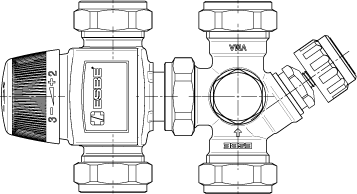 3150 21 00 VMB423Ротационные клапаны » Esbe серии VMB400  - Вид №1