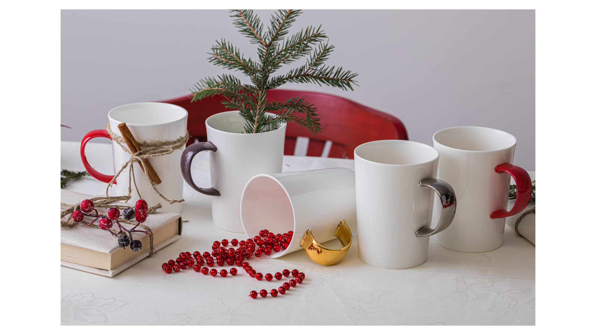 10658034 Mix&Match Кружка Mix&Match Синергия 450мл, фарфор (черная смородина) Фарфор костяной  - Вид №3