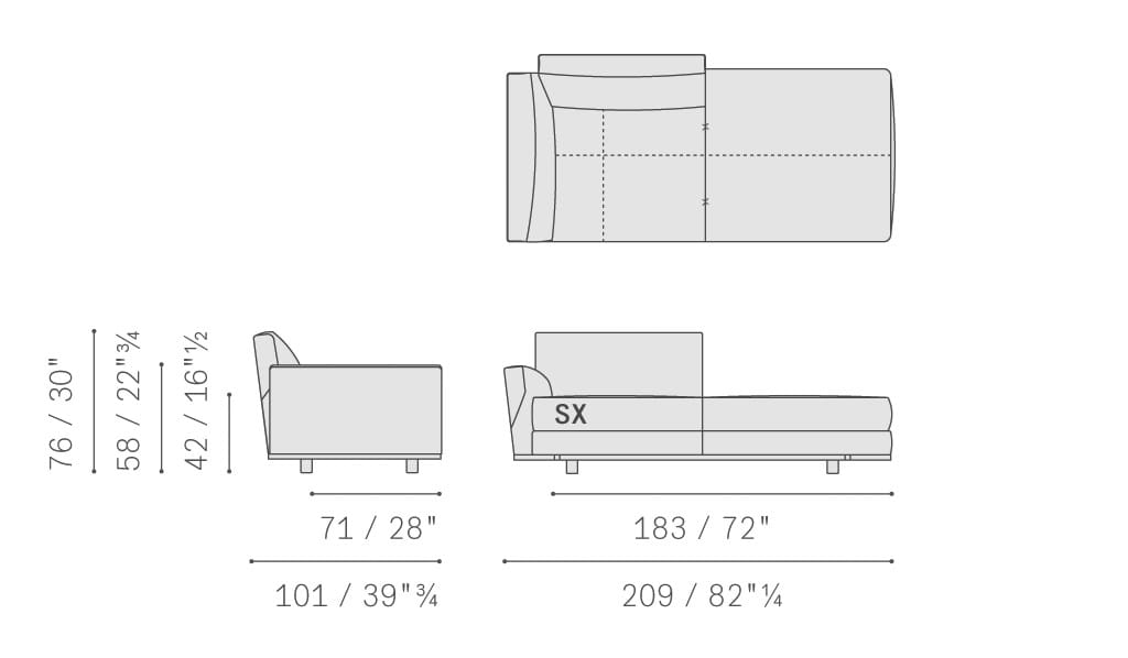 Ткань диван Poltrona Frau коллекция-диваны и кресла ARCH-00054952 - Вид №22