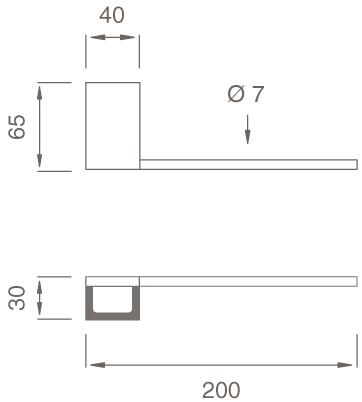 Ceadesign Вешалка для полотенец из нержавеющей стали Duet - accessori Det 81 - Вид №2