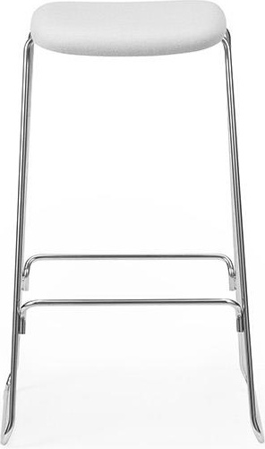 602569 Barstool 75 Full Upholstery cm chrome / Synergy Normann Copenhagen Just - Вид №1