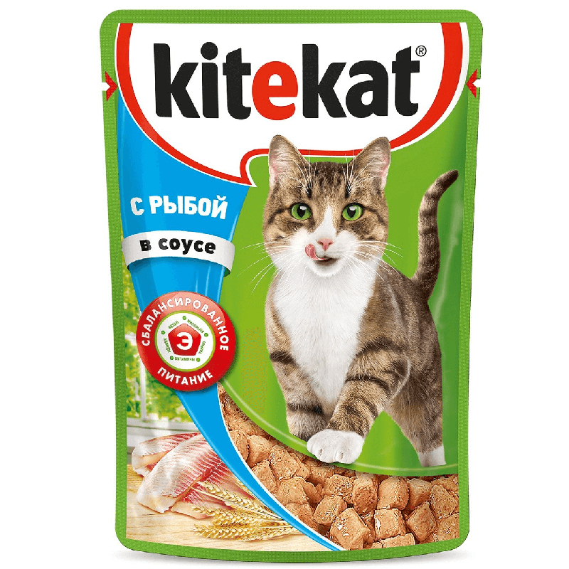 ПР0037577 Корм для кошек кролик в желе конс. пауч 85г Kitekat 