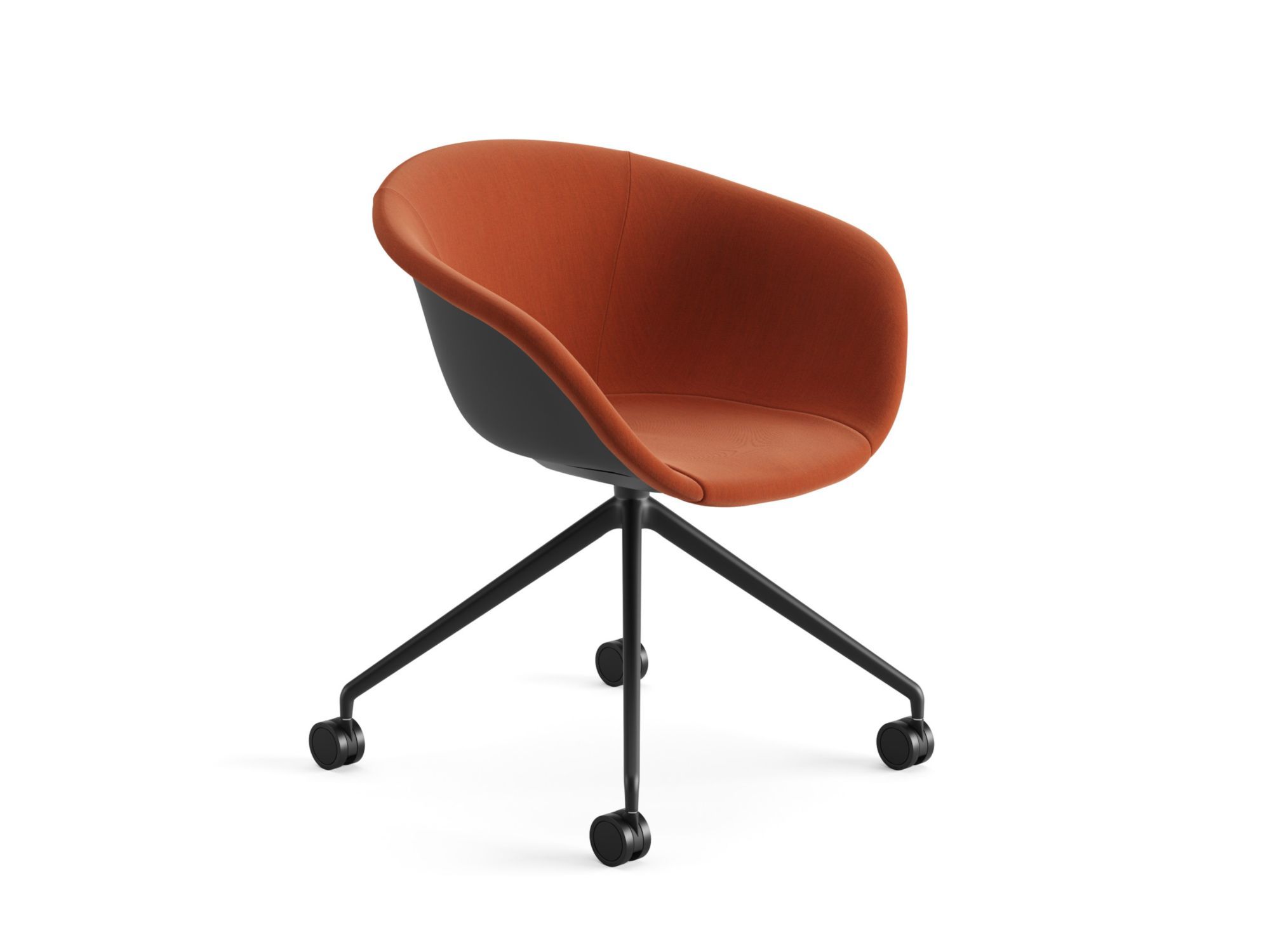 Стул с 4 спицами, частично покрытый тканью Arper Duna 02 ARCH-00120101 - Вид №7