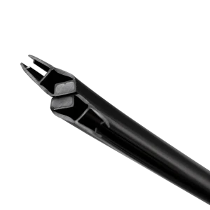 Уплотнитель для душевой кабины магнитный KONSENSA ПВХ 4мм черный