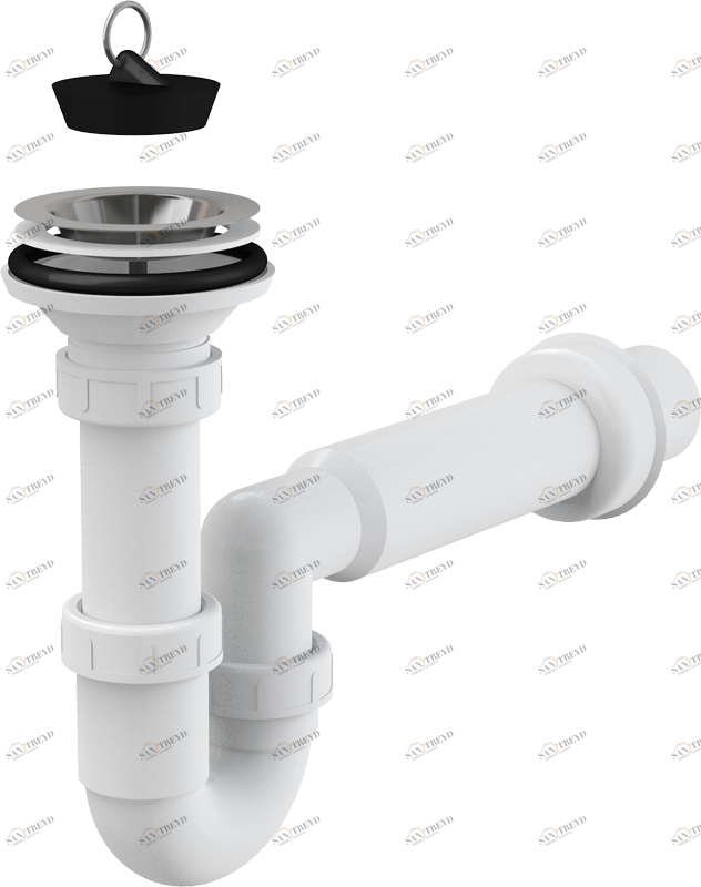 Сифон для мойки с гидрозатвором DN80 ALCAPLAST A464DN50