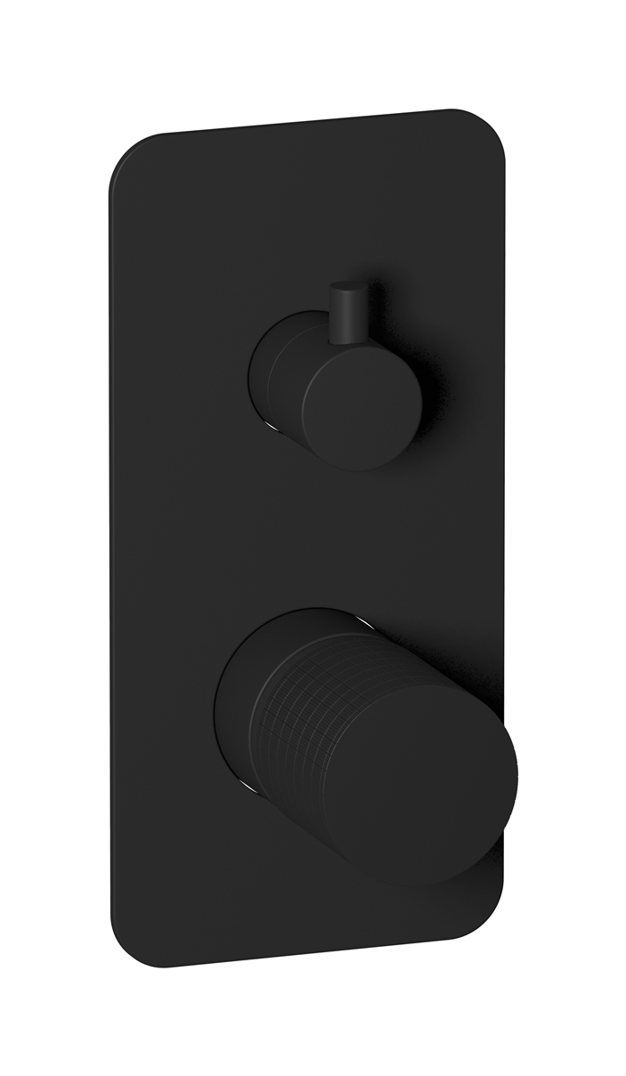 Встроенный смеситель для душа с двухходовым дивертером WE ARE IB ga310np Matt Black Gatsby