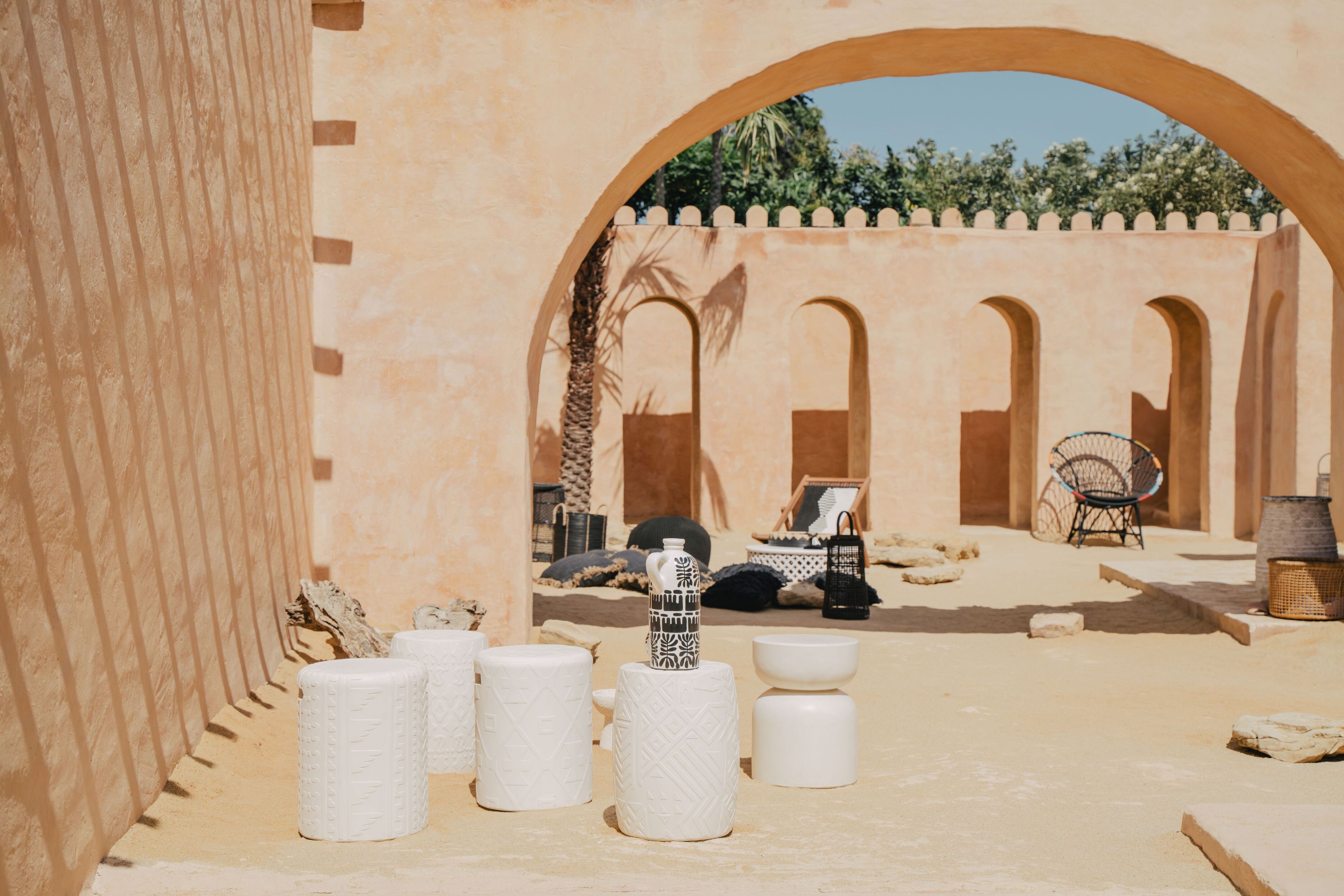 Низкий садовый стул из волокнистого бетона cbdesign Space ARCH-00065675 - Вид №7