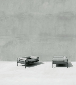 Съемное тканевое кресло с подлокотниками