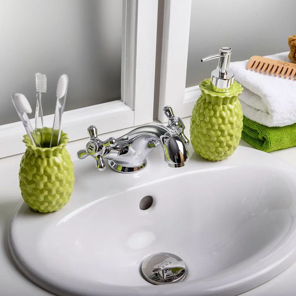 Стакан для зубных щёток настольный «Ananas» VERRAN STLM-2162906 - Вид №8