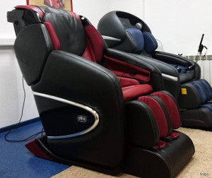 Массажное кресло OTO CHIRO II CR-01 BLACK ROSE (черный с красным) ОТО