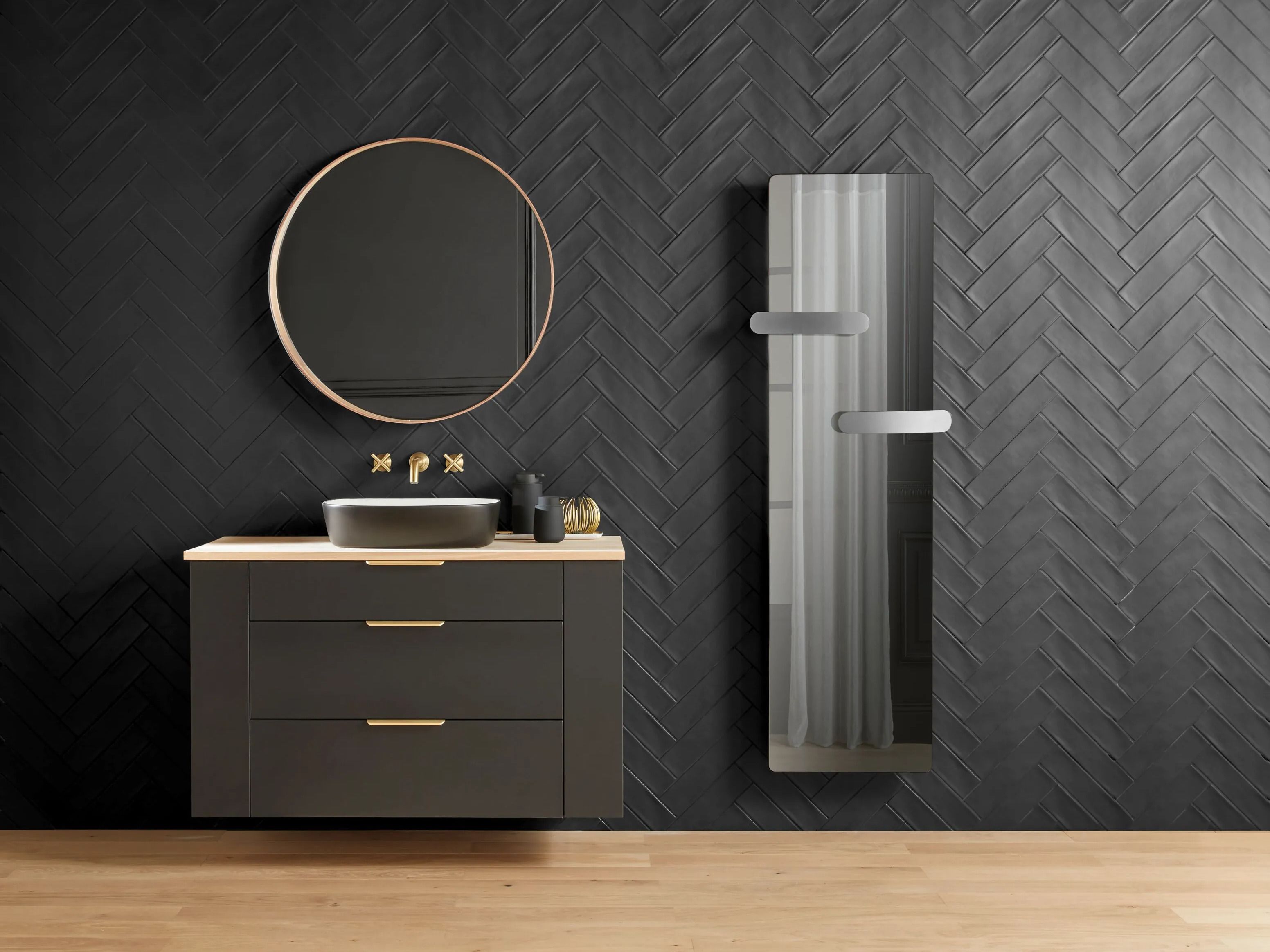 Полотенцесушитель из закаленного стекла intuis intuis Signature ARCH-00080462