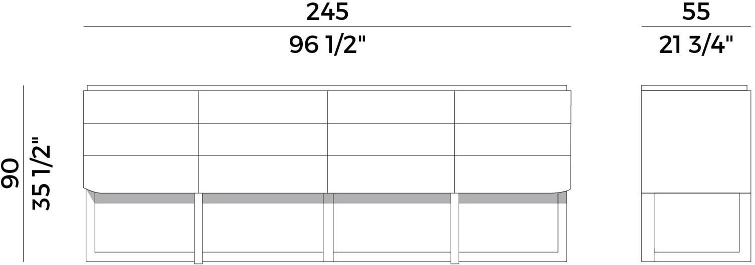 Potocco Буфет из дуба Diva 775/m - Вид №6