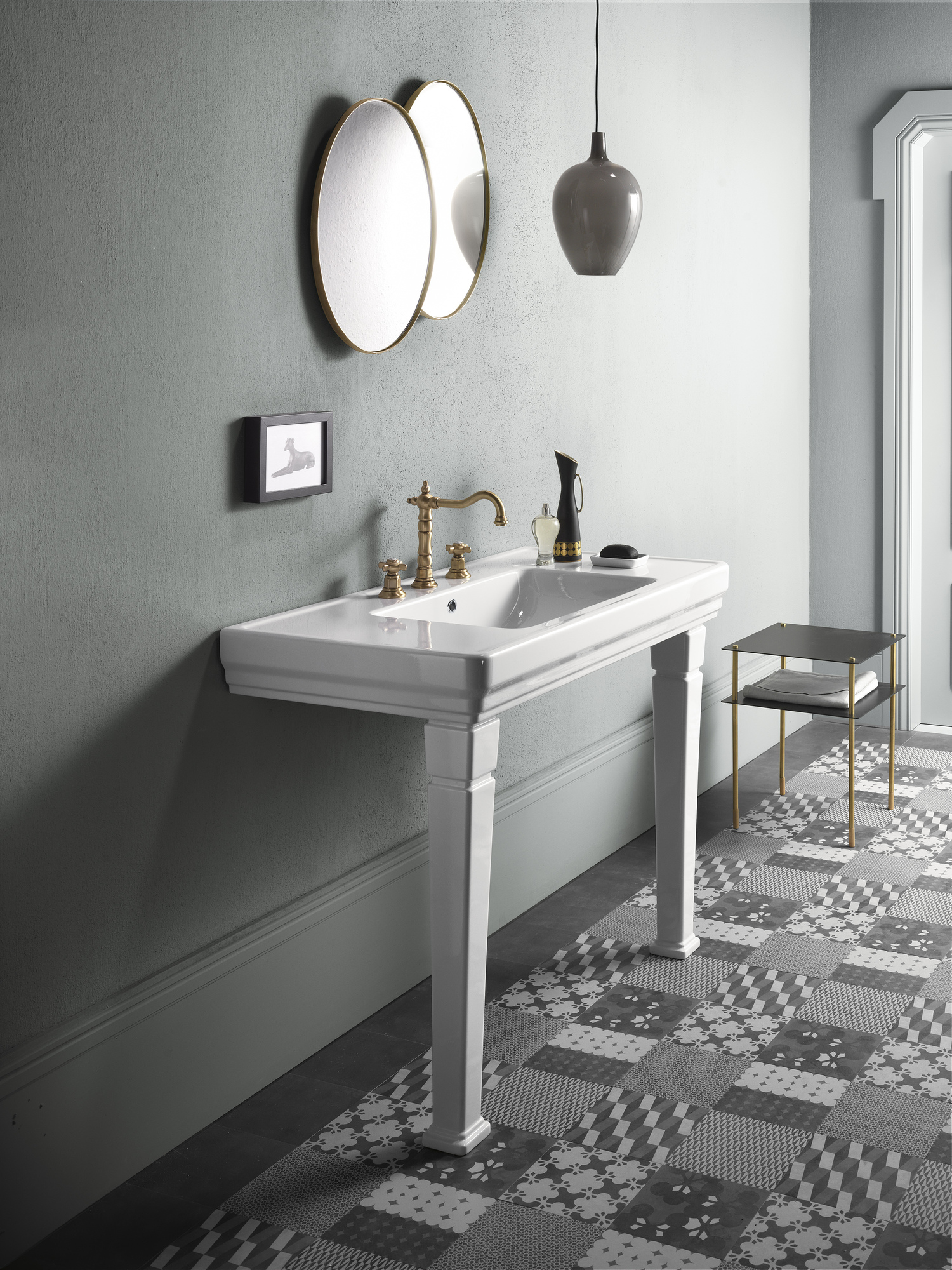 8723111 Накладная раковина на столешницу  овальная GSI ceramica Classic - Вид №2