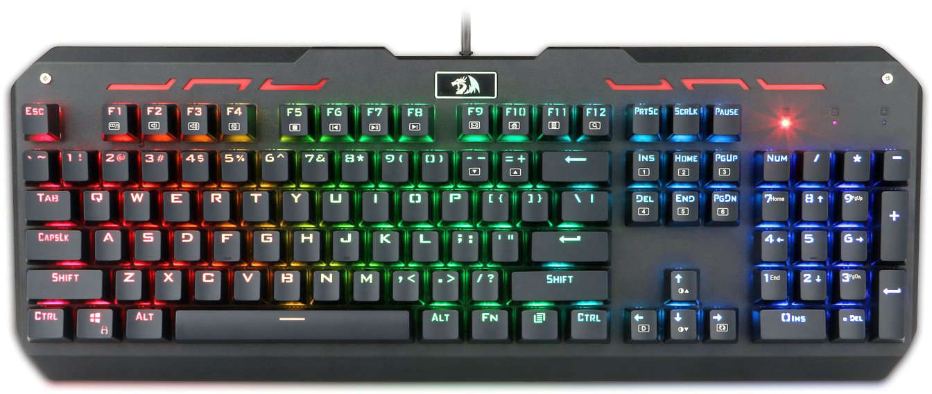 74904 механическая клавиатура varuna ru,rgb, full anti-ghosting Redragon Santreyd 