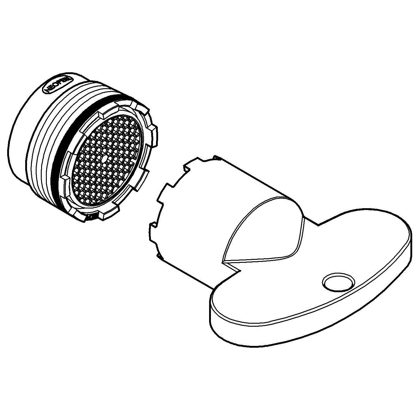 Аэратор GROHE с резьбой M18,5 (13994000) Spare Parts - Вид №1