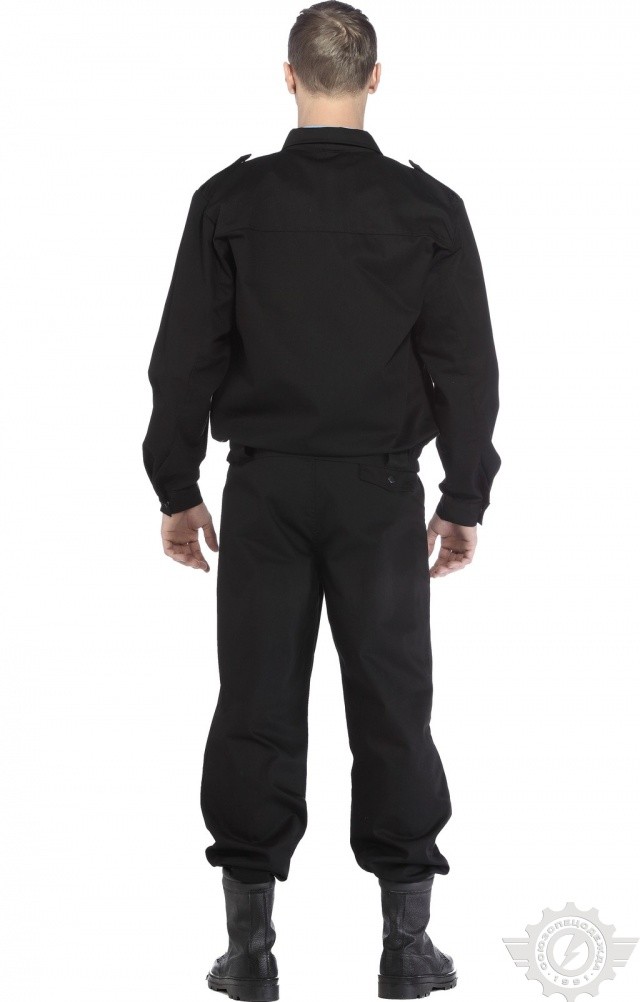 61513 Костюм "Страйк" летний черный  Одежда для охранных структур  размер 44-46/158-164 Спецодежда  - Вид №7